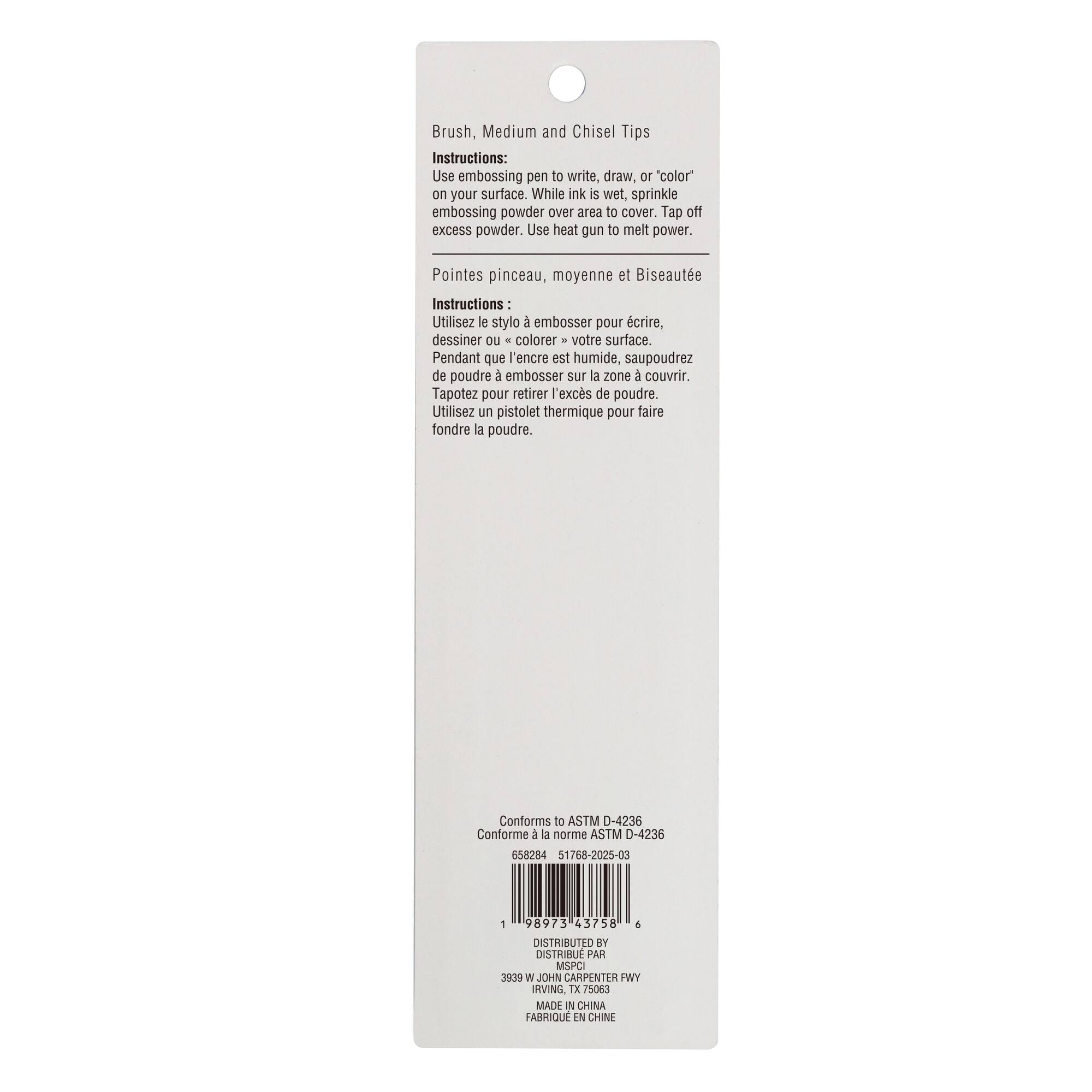 12 Packs: 3 ct. (36 total) Embossing Pens by Recollections™